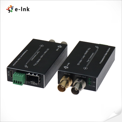 Mini-tipo 3G-SDI para conversor de fibra com Tally & Reverse RS485