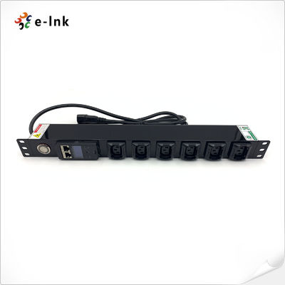 19 polegadas 1U 6 Port Intelligent Metered PDU Suporte Comunicação e controle remoto
