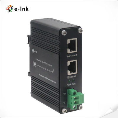 quality Injetor industrial Gigabit 95W 802.3bt PoE++12~48VDC Porta RJ45 factory