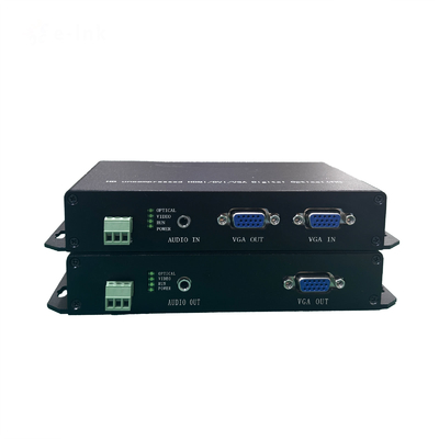 Extensor de fibra óptica USB VGA KVM