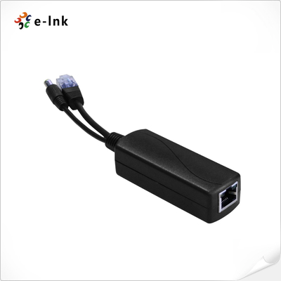 10/100M 24V 1A PoE Splitter Cumprir o IEEE802.3af/at com design de ponte completa, entrada sem polaridade