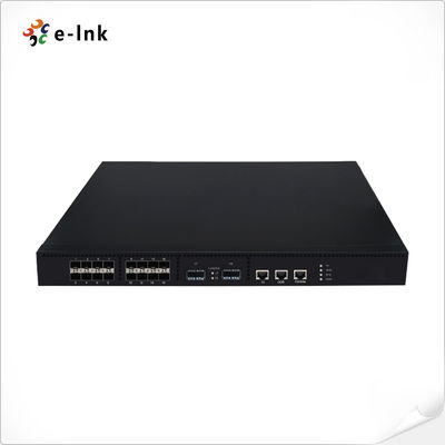 L3 Gerenciado 16-Port 10G SFP + 2-Port 40G QSFP+ Fibra Switch