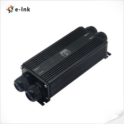 Comutador industrial PoE IP67 impermeável 3 portas Gigabit 802.3bt 48-57V DC