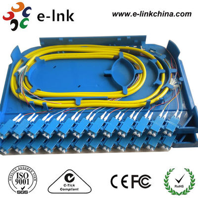 1 metro de 12 fibras multicoloridas em conjunto OM3 LC