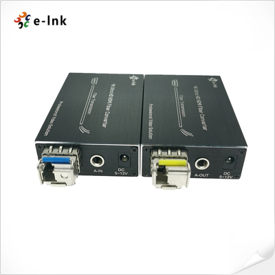 Preço de fábrica Extensor de fibra HDMI 4K com áudio externo até 80 km Convertidor de vídeo